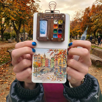 Miniatúrna sada akvarelu