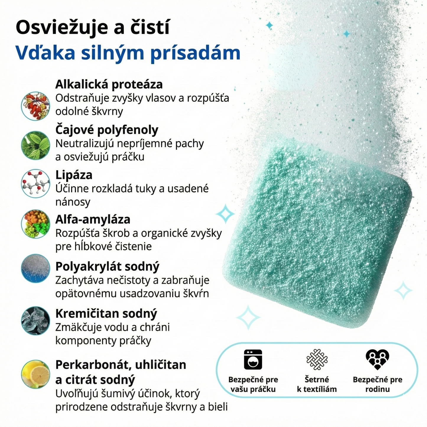 Profi čistič práčky – aktívne enzýmy