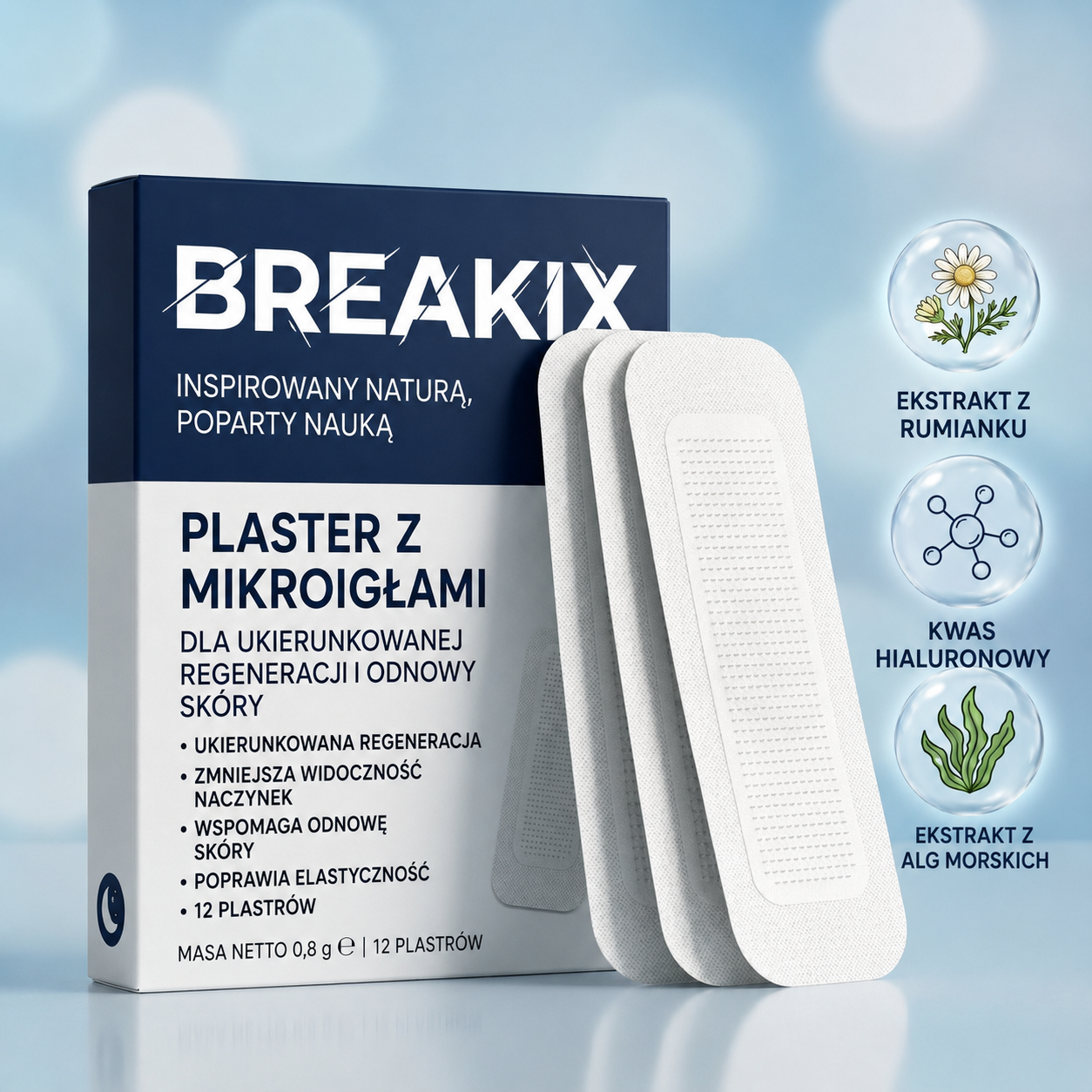 Breakix® VeinTarget Plaster z mikroigłami